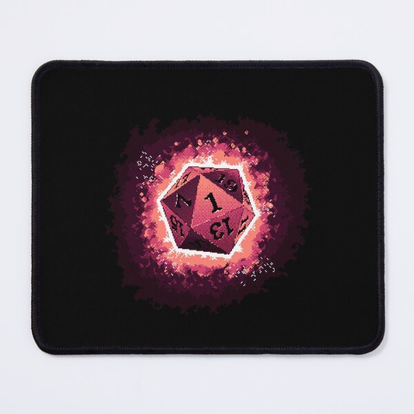 Item preview, Just Roll With It Retro D20 Magenta Dice designed and sold by OneToTee.