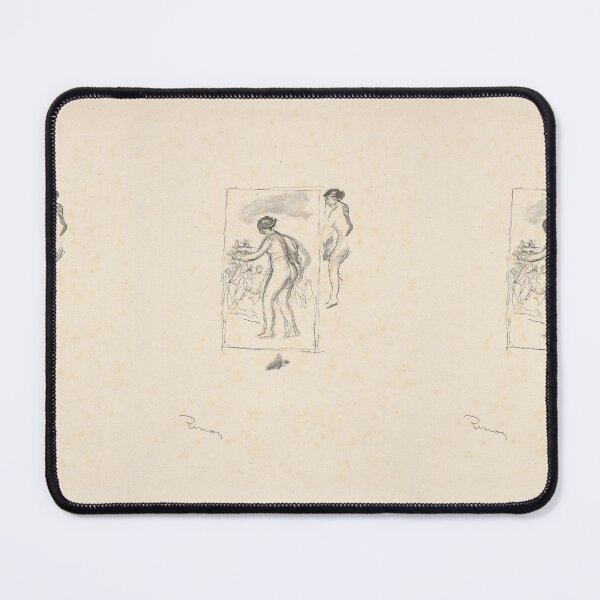 Item preview, Pierre-Auguste Renoir Poster: Femme Au Cep De Vigne: Minimalist Nude Study designed and sold by artofuniverse.