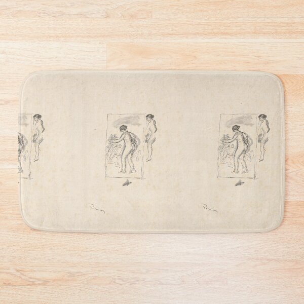 Item preview, Pierre-Auguste Renoir Poster: Femme Au Cep De Vigne: Minimalist Nude Study designed and sold by artofuniverse.