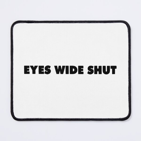 Item preview, EYES WIDE SHUT TITLE - BLACK designed and sold by FILM GUTTER.