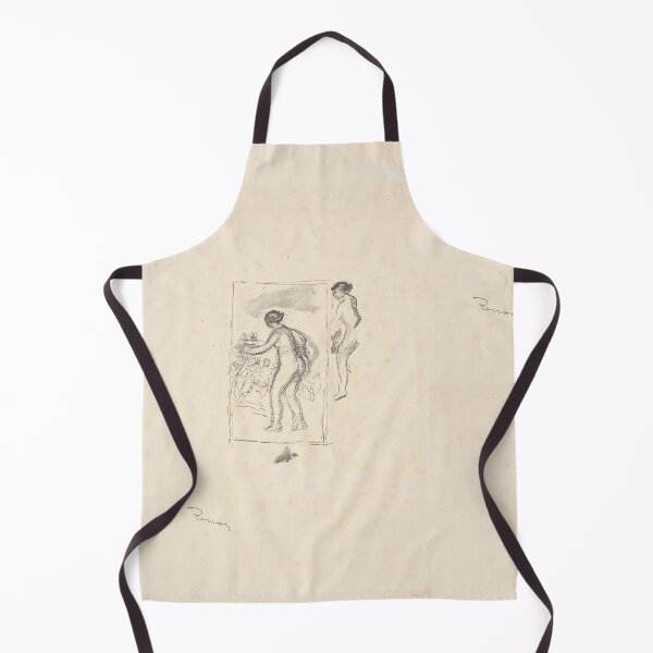 Item preview, Pierre-Auguste Renoir Poster: Femme Au Cep De Vigne: Minimalist Nude Study designed and sold by artofuniverse.