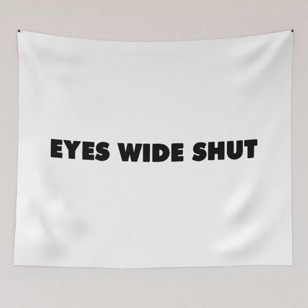 Item preview, EYES WIDE SHUT TITLE - BLACK designed and sold by FILM GUTTER.
