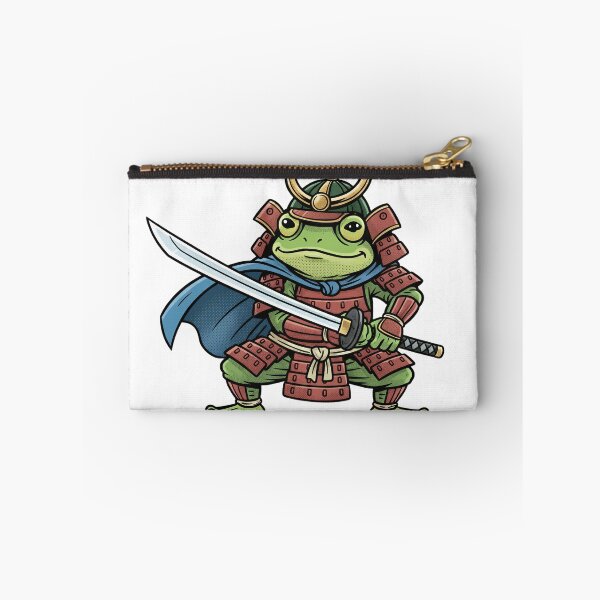 Item preview, Cute Samurai Frog Warrior Cartoon designed and sold by Sulodeebsha.