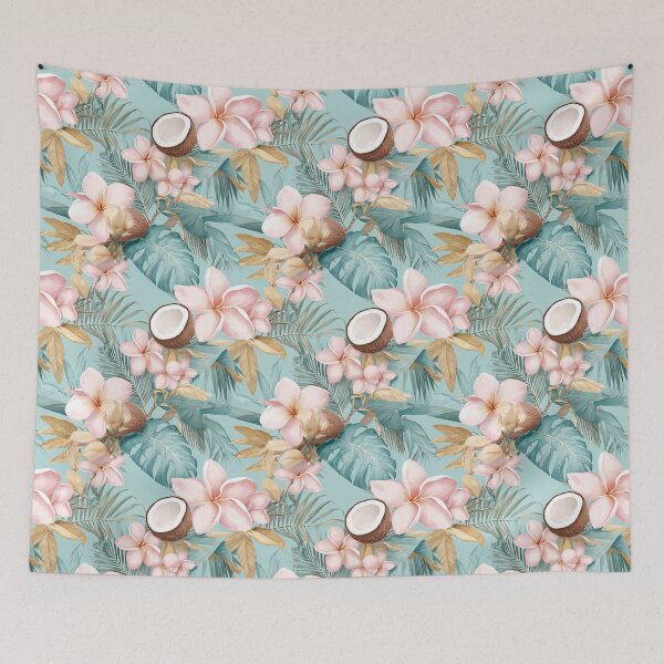Item preview, Fragrant Tropical Floral Texture  - Birthday Flower Print  - Mother'S Day Gift Ideas designed and sold by RoyalStarsPatts.