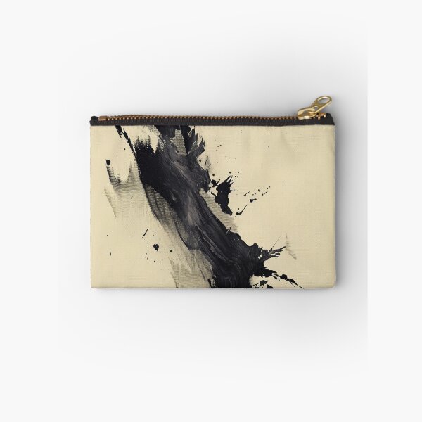 Item preview, Minimalist Black and White Ink Art – Abstract Brushstroke Design designed and sold by CosmicGlyph.