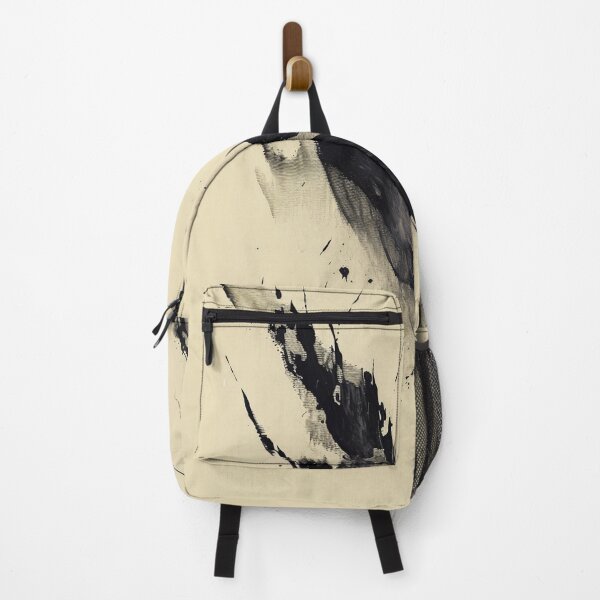 Item preview, Minimalist Black and White Ink Art – Abstract Brushstroke Design designed and sold by CosmicGlyph.