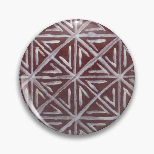 Item preview, Tribal Geometric Pattern. Ethnic Brown & White Boho Art designed and sold by Ihor Ivanov.