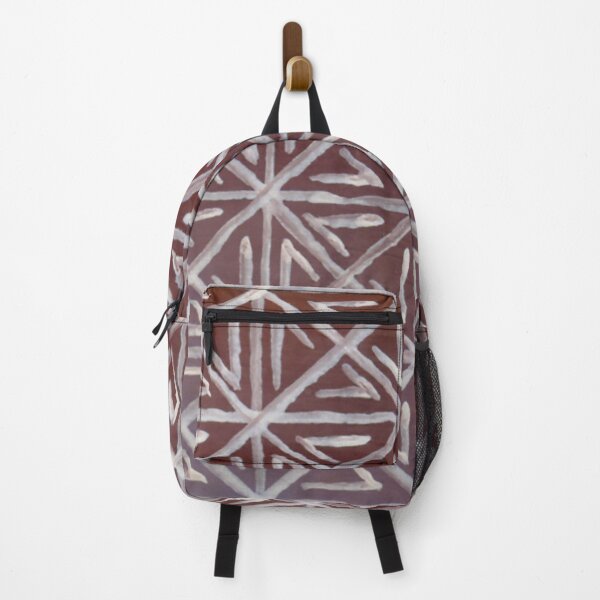 Item preview, Tribal Geometric Pattern. Ethnic Brown & White Boho Art designed and sold by Ihor Ivanov.
