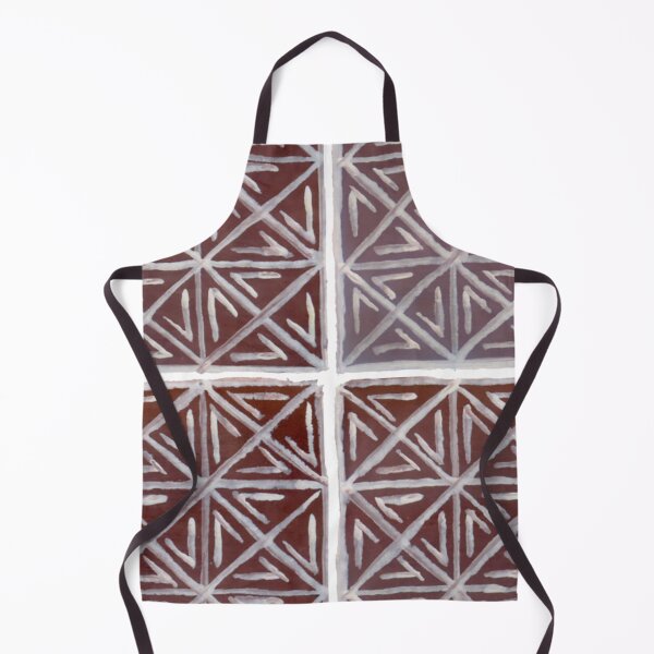 Item preview, Tribal Geometric Pattern. Ethnic Brown & White Boho Art designed and sold by Ihor Ivanov.