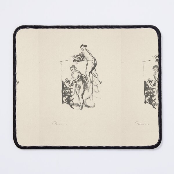 Item preview, Femme Au Cep De Vigne by Pierre-Auguste Renoir: Minimalist Line Art Poster designed and sold by artofuniverse.