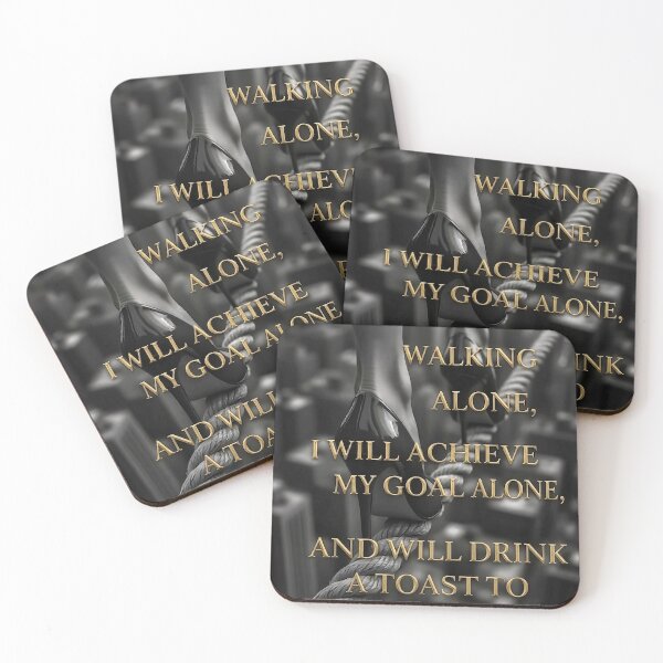 Item preview, Walking Alone to Success Quote або Motivation City Silhouette Design designed and sold by Lovely Elen.