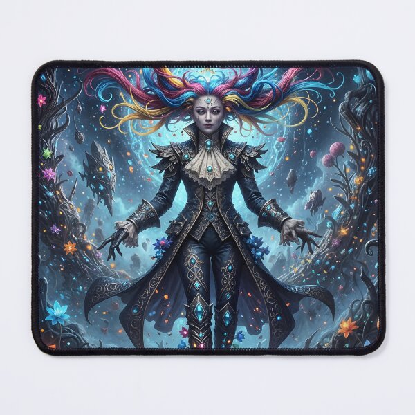 Item preview, Mistress of the fractal night and the cosmic dawn designed and sold by KunstGeist.