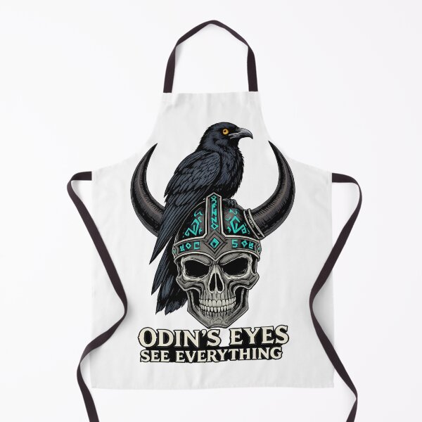 Item preview, Viking Animal Norse Mythology Funny Dark Graphic T-Shirt designed and sold by etuvibes.