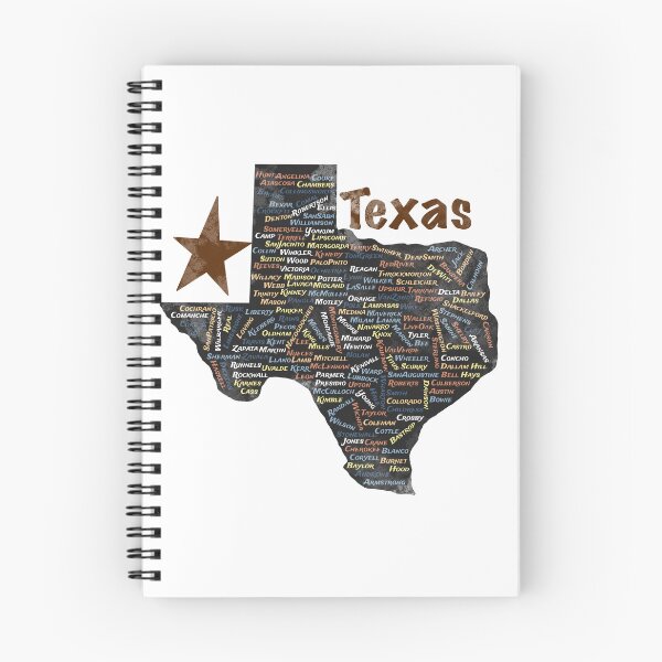 Item preview, Texas Counties Word Cloud Map - Colorful Distressed Lone Star Pride Art designed and sold by TheArtOfTreble.