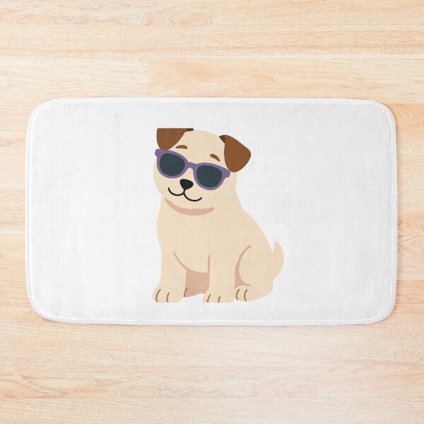 Item preview, COOL DOG WITH SUNGLASSES STICKER designed and sold by Graylay1589.