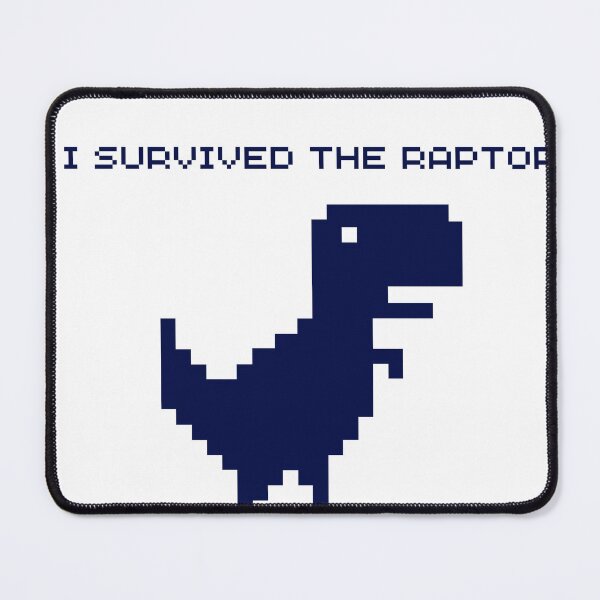 Item preview, I Survived the Raptor and All I got was this Shirt Blue designed and sold by Whimsical Kitty Gifts.