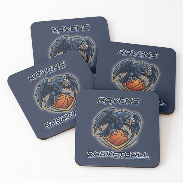 Item preview, Ravens Basketball Mascot – Bold Raven Hoops Graphic designed and sold by Pandemonium Art & Design.