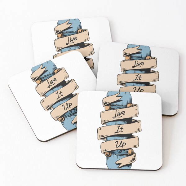 Item preview, Skateboard - Live It Up designed and sold by MGDesign-02.