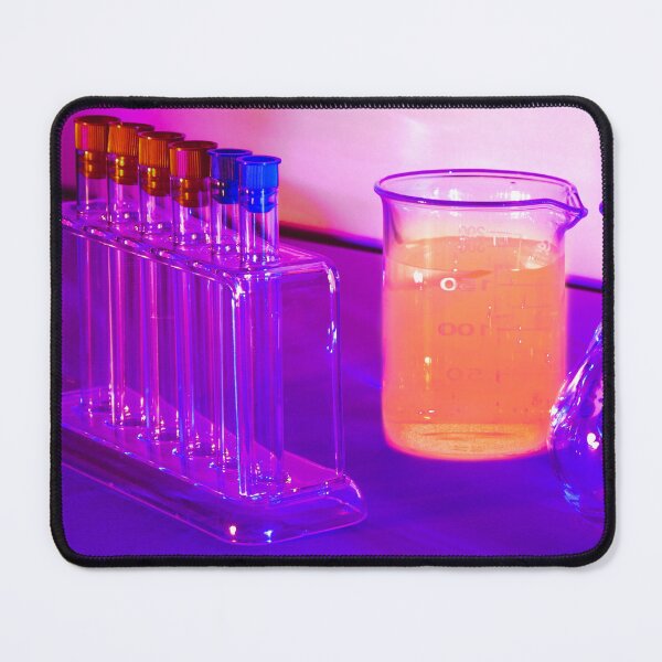 Item preview, Futuristic Science Laboratory Equipment With Purple Glowing Lighting designed and sold by Rawafi Art Studio.