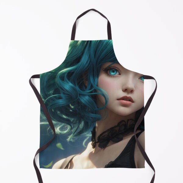 Item preview, Ethereal Teal: Emerald-Eyed Fantasy Muse designed and sold by PCGWindom.