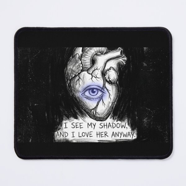 Item preview, Charcoal Shadow Heart Work - Honest Third Eye Anatomical Art designed and sold by GiftzCircle.