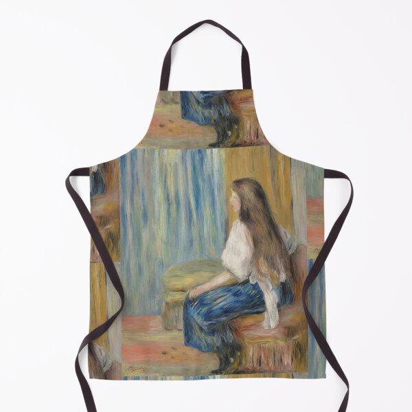 Item preview, Copy of Femme Au Jardin by Pierre-Auguste Renoir: Romantic Impressionist Garden Portrait designed and sold by artofuniverse.