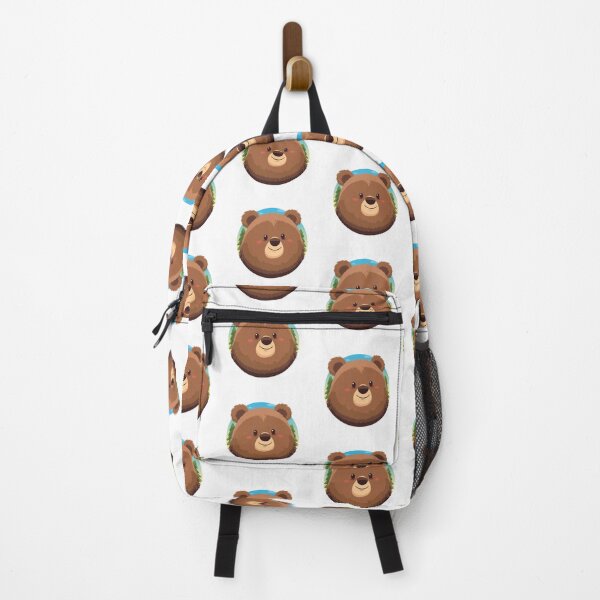 Item preview, cartoon Calm Bear face Portrait, animal face illustration art designed and sold by MagicMaker1984.