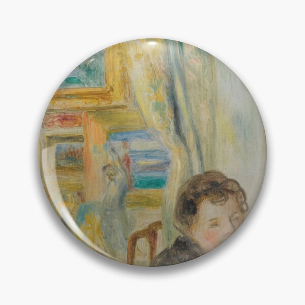 Item preview, Femme Dans Un Interieur by Pierre-Auguste Renoir: Impressionist Interior Portrait designed and sold by artofuniverse.