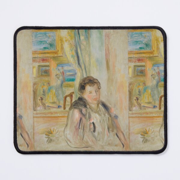 Item preview, Femme Dans Un Interieur by Pierre-Auguste Renoir: Impressionist Interior Portrait designed and sold by artofuniverse.