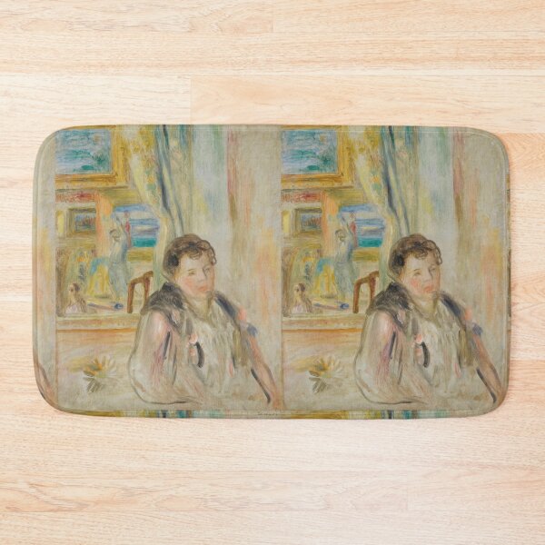 Item preview, Femme Dans Un Interieur by Pierre-Auguste Renoir: Impressionist Interior Portrait designed and sold by artofuniverse.