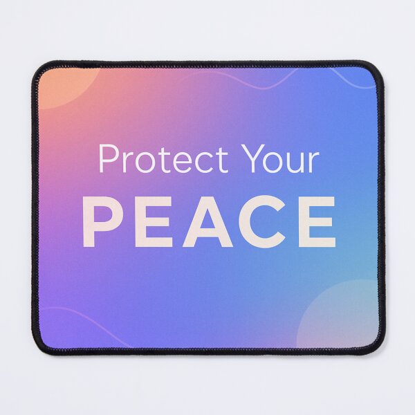 Item preview, Protect Your Peace Colorful Gradient Aesthetic Design designed and sold by MimisCornerCo.