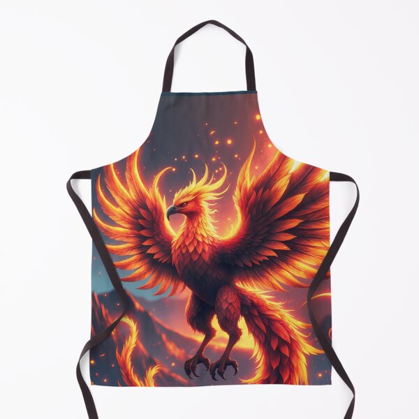 Item preview, Phoenix Rising - Fiery Mythical Bird Art designed and sold by Lucid Dream Pixel.