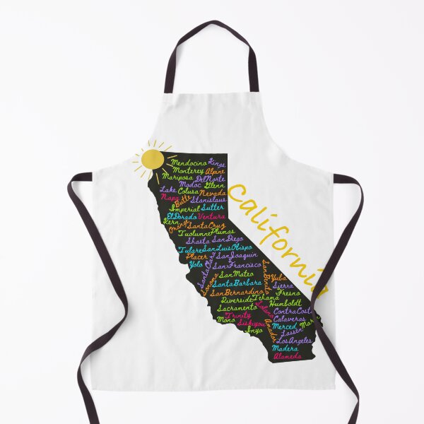 Item preview, California Counties Word Cloud Map - Colorful Golden State Pride Art designed and sold by TheArtOfTreble.