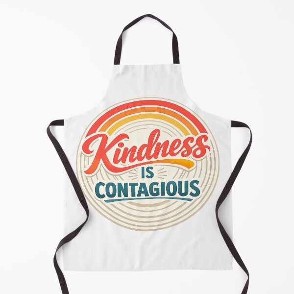 Item preview, Kindness Is Contagious Retro Rainbow Badge designed and sold by Dresut.