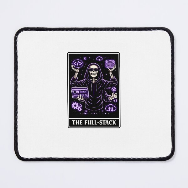 Item preview, The Full-Stack Tarot Card - Programmer Software Engineer Gift designed and sold by ByteAndBones.