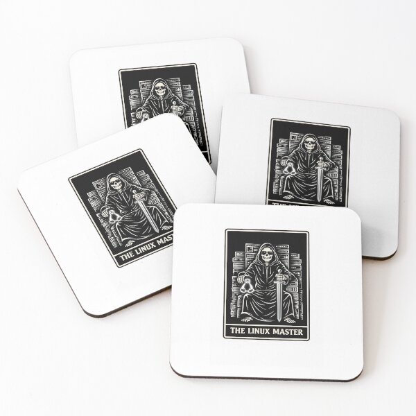 Item preview, The Linux Master Tarot Card - Sysadmin Open Source Tech Gift designed and sold by ByteAndBones.