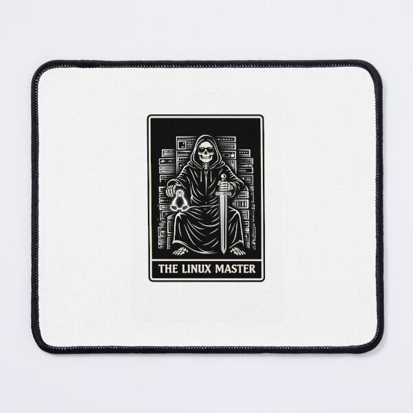 Item preview, The Linux Master Tarot Card - Sysadmin Open Source Tech Gift designed and sold by ByteAndBones.