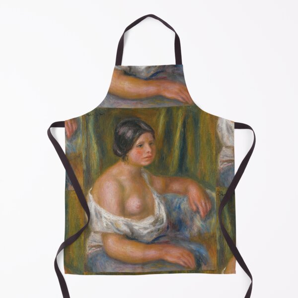Item preview, Femme En Bleu by Pierre-Auguste Renoir: Impressionist Fine Art Posterv designed and sold by artofuniverse.