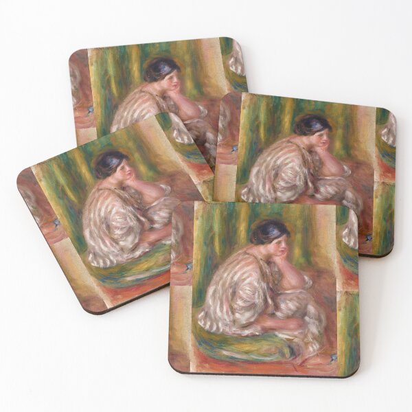 Item preview, Femme En Costume Oriental by Pierre-Auguste Renoir: Impressionist Portrait Poster designed and sold by artofuniverse.