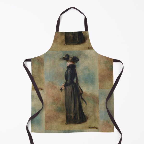 Item preview, Femme En Promenade by Pierre-Auguste Renoir: Elegant Impressionist Fashion Portrait designed and sold by artofuniverse.