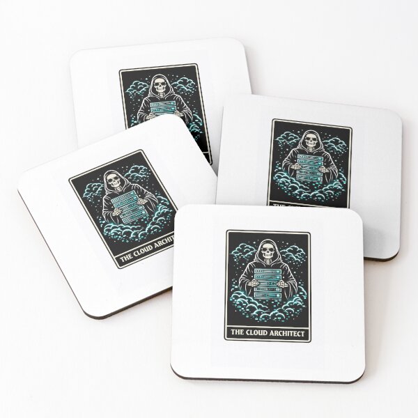 Item preview, The Cloud Architect Tarot Card - AWS Azure Cloud Engineer Gift designed and sold by ByteAndBones.