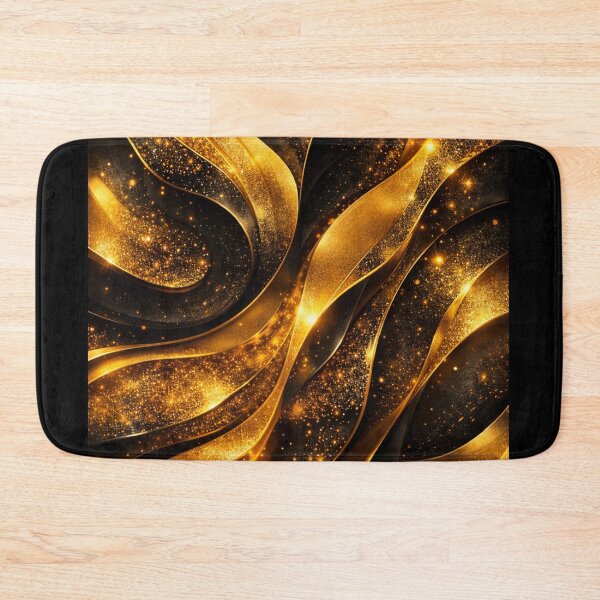 Item preview,  Luxury Golden Waves | Abstract Gold Silk Texture Background designed and sold by Rawafi Art Studio.
