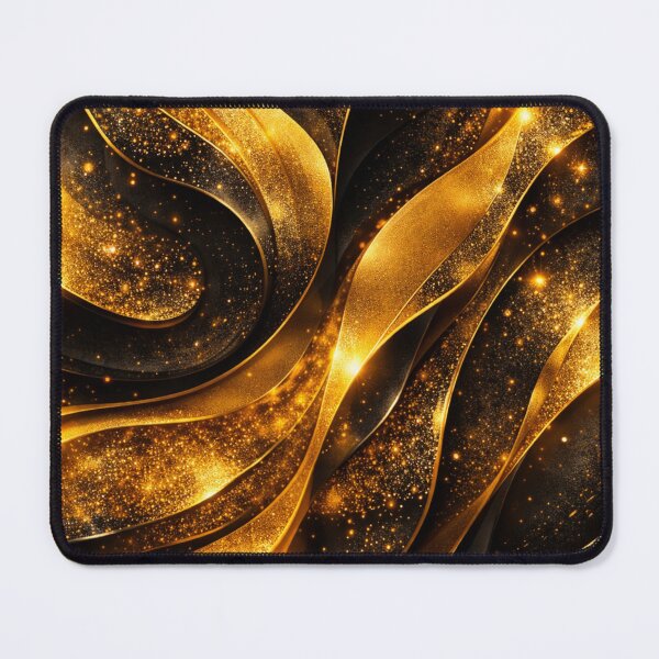 Item preview,  Luxury Golden Waves | Abstract Gold Silk Texture Background designed and sold by Rawafi Art Studio.