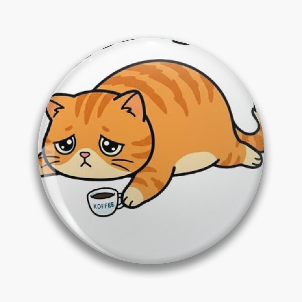 Item preview, Sad, Tired Cat Fueled by Coffee designed and sold by Flo974.