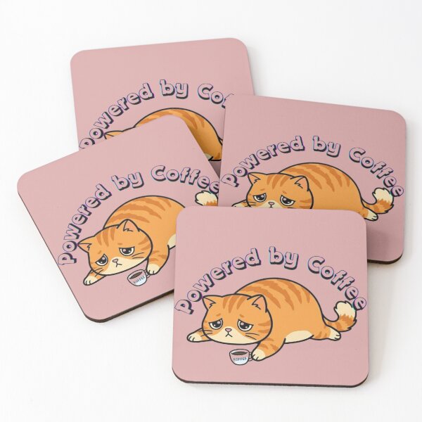 Item preview, Sad, Tired Cat Fueled by Coffee designed and sold by Flo974.