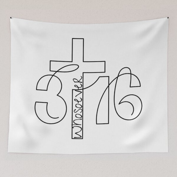 Item preview, Whosoever John 3:16 designed and sold by Embers & Incense Co..