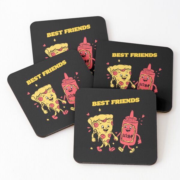 Item preview, Pizza and Ketchup (Best Friends) designed and sold by beboplab.