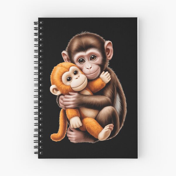 Item preview, Baby Macaque Hugging Plush Cute Monkey Punch, Team Punch, Cute Monkey Lover, Funny Animal Graphic designed and sold by NewaveBoutique.
