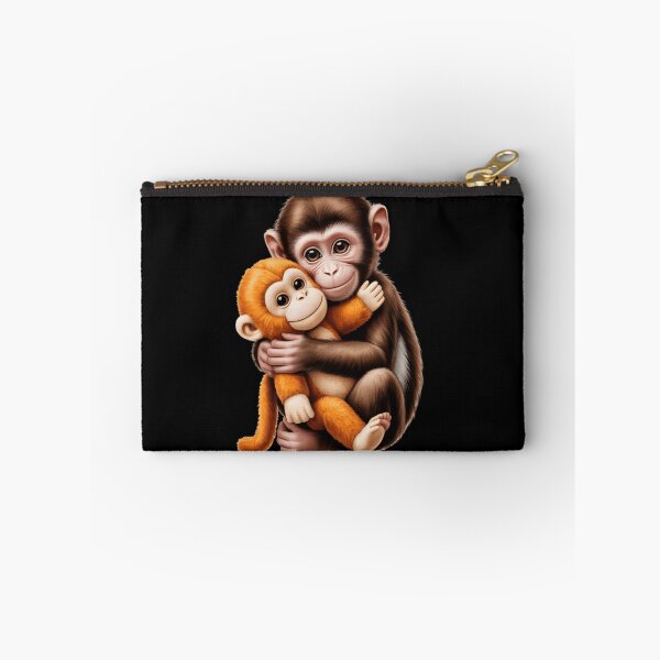 Item preview, Baby Macaque Hugging Plush Cute Monkey Punch, Team Punch, Cute Monkey Lover, Funny Animal Graphic designed and sold by NewaveBoutique.
