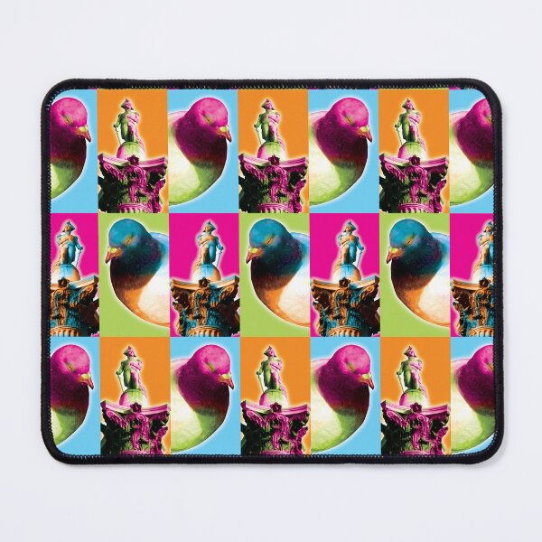 Item preview, Trafalgar Square – Pop Art Nelson's Column and Pigeons London Print designed and sold by Fabulosa Designs.